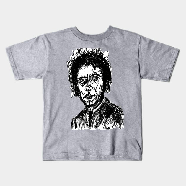 Anxiety Man Kids T-Shirt by Gilmore